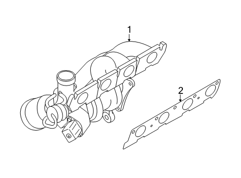 2014 Audi A6 Exhaust Manifold