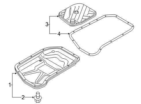 2013 Audi A8 Quattro Transaxle Parts Diagram 3