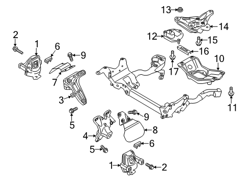 2013 Audi RS5 Engine & Trans Mounting