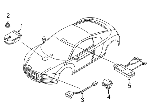 2015 Audi R8 Alarm System