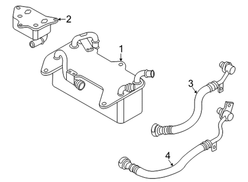 2023 Audi RS Q8 Trans Oil Cooler