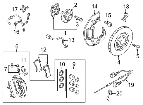 2018 Audi A6 Quattro Front Brakes