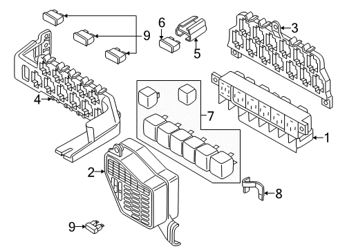 1996 Audi A4 Fuse & Relay