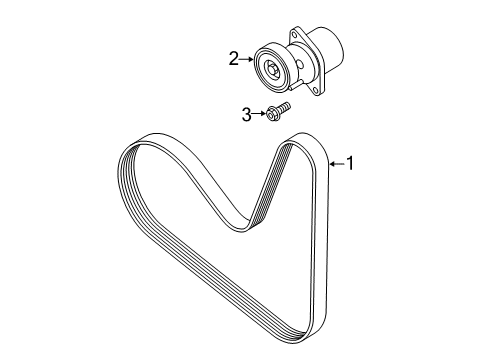 2022 Audi Q3 Belts & Pulleys