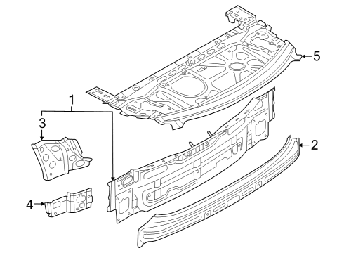 2023 Audi RS3 Rear Body