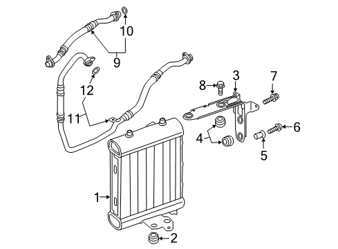 2014 Audi RS7 Oil Cooler