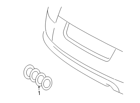 2006 Audi TT Exterior Trim - Trunk Lid