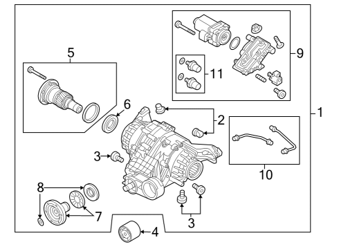 2022 Audi RS5 Axle & Differential - Rear