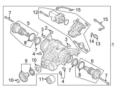 2022 Audi RS7 Sportback Axle & Differential - Rear