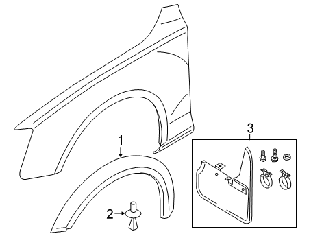 2015 Audi allroad Exterior Trim - Fender