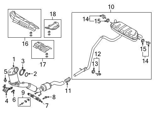 2022 Audi Q3 Exhaust Components