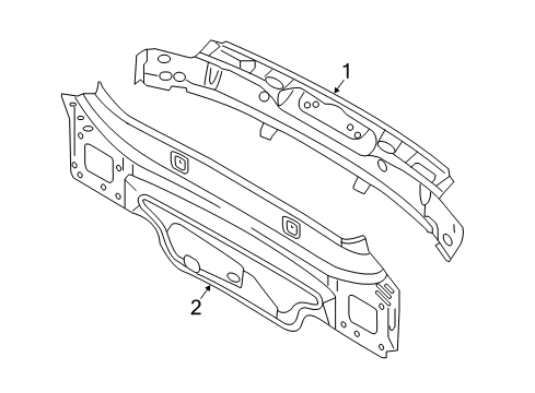 2022 Audi S5 Rear Body