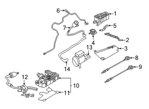 2022 Audi A4 Quattro Emission Components