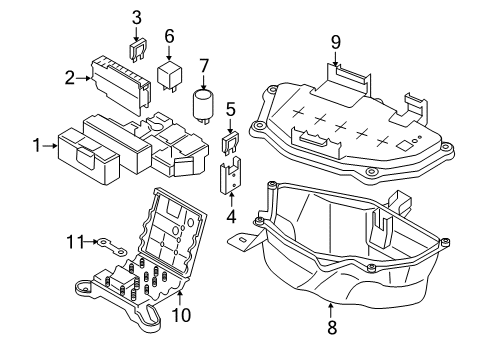 2013 Audi S7 Fuse & Relay Diagram 1