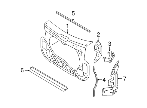 2009 Audi A6 Quattro Radiator Support