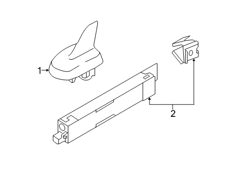 2018 Audi RS7 Antenna & Radio