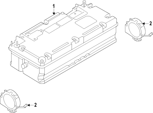 2020 Audi RS Q8 Battery, Blower Motor Diagram 1