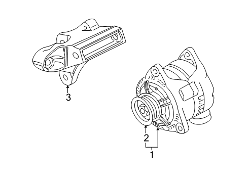 2002 Audi A4 Quattro Alternator