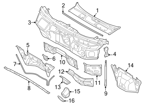 2022 Audi Q5 Cowl