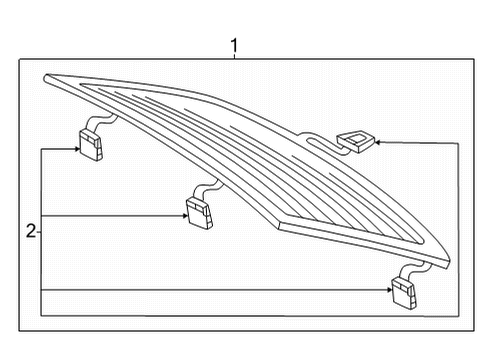 2024 Audi A3 Glass & Hardware - Back Glass