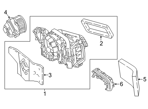 2019 Audi SQ5 Blower Motor & Fan