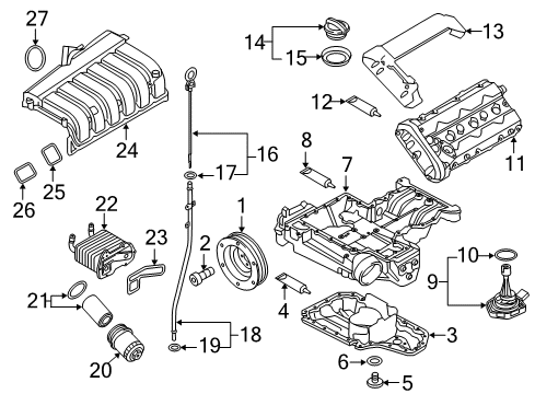 2012 Audi A8 Quattro Intake Manifold