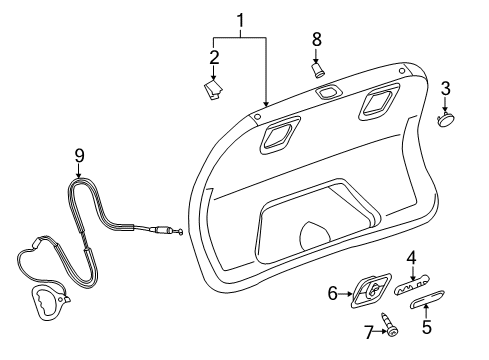 2013 Audi RS5 Interior Trim - Trunk Lid