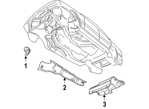 1992 Audi 100 Floor