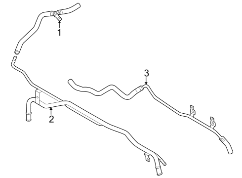 2024 Audi RS3 Hoses, Lines & Pipes Diagram 1