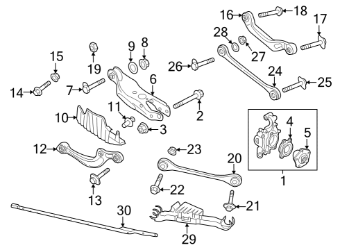 2022 Audi RS5 Rear Suspension