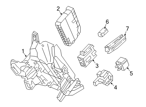 2021 Audi S4 Fuse & Relay Diagram 1