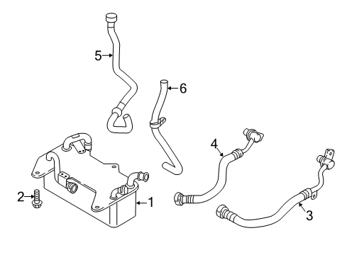 2019 Audi SQ5 Trans Oil Cooler