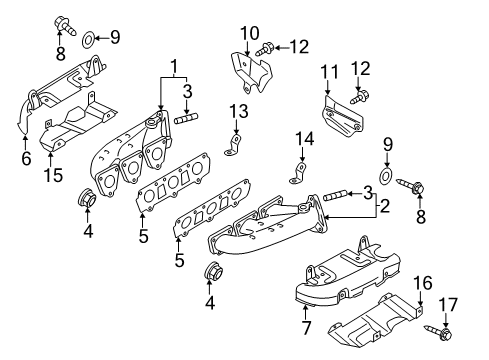 2010 Audi S5 Exhaust Manifold Diagram 1