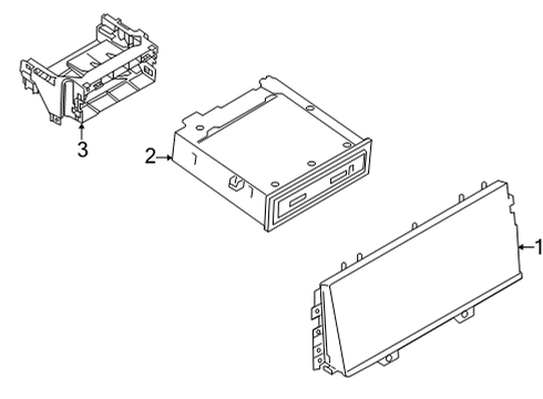 2022 Audi e-tron GT Sound System Diagram 1