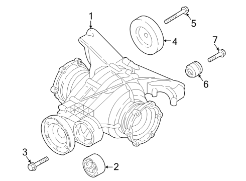 2017 Audi A4 allroad Axle & Differential - Rear