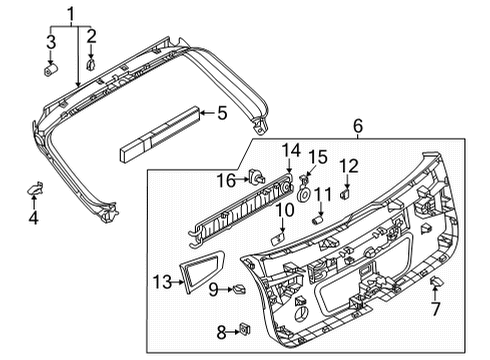 2022 Audi A6 allroad Interior Trim - Lift Gate