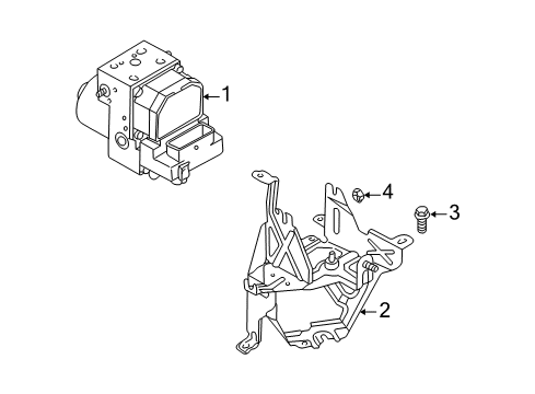 2001 Audi A6 Quattro ABS Components