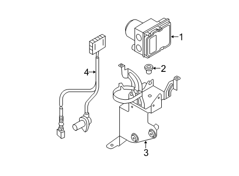 2007 Audi RS4 ABS Components