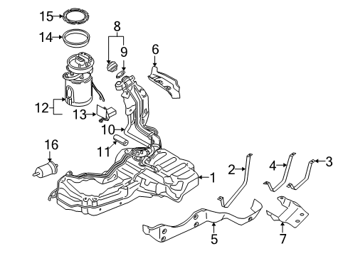 2006 Audi A4 Fuel Supply