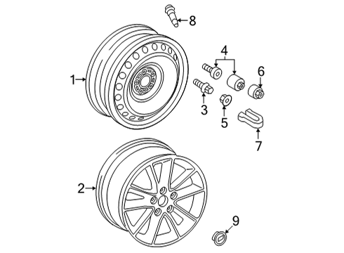 2024 Audi A3 Wheels, Covers & Trim