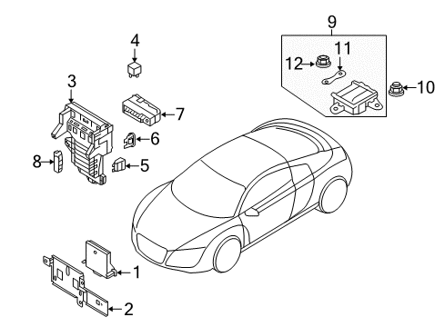 2015 Audi R8 Fuse & Relay Diagram 2