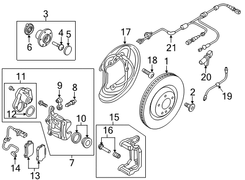 2018 Audi A4 Quattro Anti-Lock Brakes Diagram 8