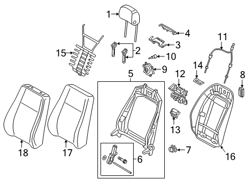 2022 Audi S5 Power Seats Diagram 7