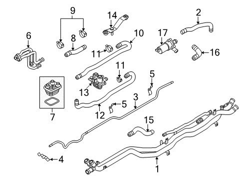 2010 Audi R8 Hoses, Lines & Pipes Diagram 3