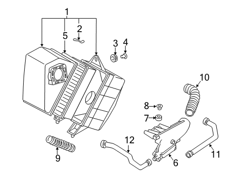 1994 Audi 90 Quattro Air Inlet