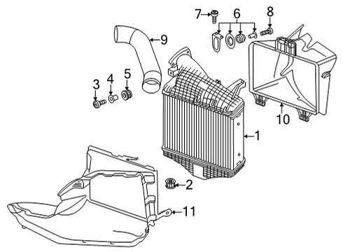 2023 Audi RS Q8 Intercooler