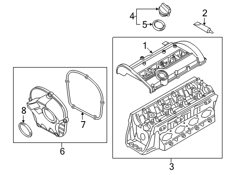 2011 Audi A5 Valve & Timing Covers