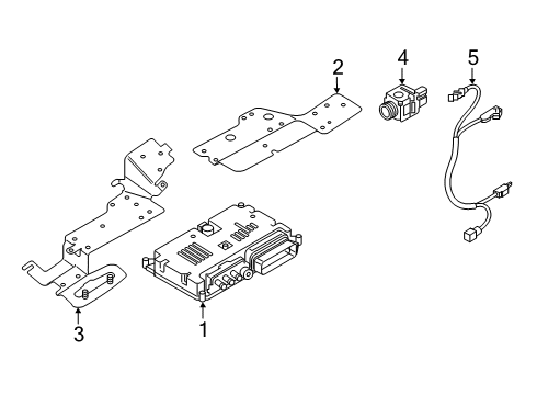 2021 Audi Q8 Electrical Components Diagram 2