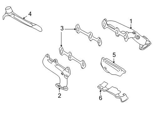 2003 Audi A6 Exhaust Manifold