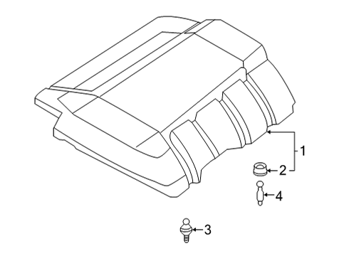 2022 Audi A7 Sportback Engine Appearance Cover